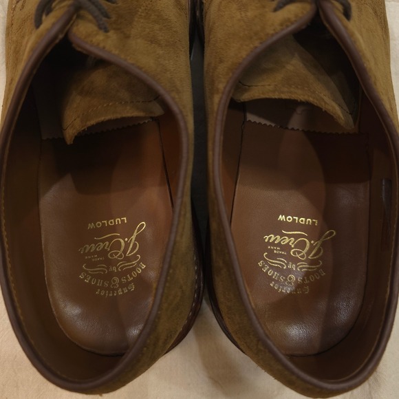 J.Crew Ludlow Suede Derby Shoes Brown Goodyear Welt - Size 9 - Picture 3 of 8